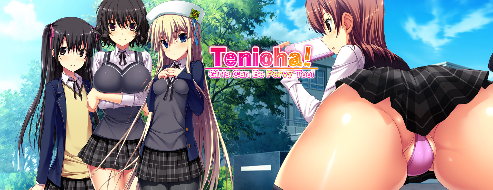 Play Tenioha! : Girls Can Be Pervy Too! on Nutaku Tenioha! : Girls Can Be Pervy Too! - Visual Novel Game